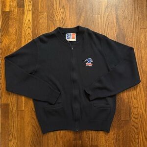 Vintage US Mail Postal Service Full Zip Cardigan L